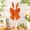 Orange OR, variant on Easter Bunny Ear Bow Pendant Door Wall Hanging Ribbon Decor 15.7 x 7.9 in Colorful Bowknot Accent for Spring Party Front Door Wreath Window Nursery Bedroom Home