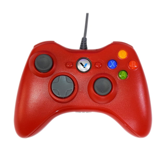 Control Alámbrico Compatible con XBOX 360 Rojo Virtual Zone Gamepad XBOX 360