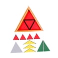 thumbnail image 3 of Rompecabezas geométricos para preescolar temprano, juguete apilable, patrón de formas, bloques, regalo 3D 23x23x3cm, 3 of 9