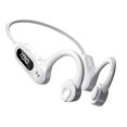 thumbnail image 2 of Auriculares de conducción Auriculares inalámbricos Inalámbricos 5.3 Estéreo a prueba de sudor LED Abierto Blanco, 2 of 8