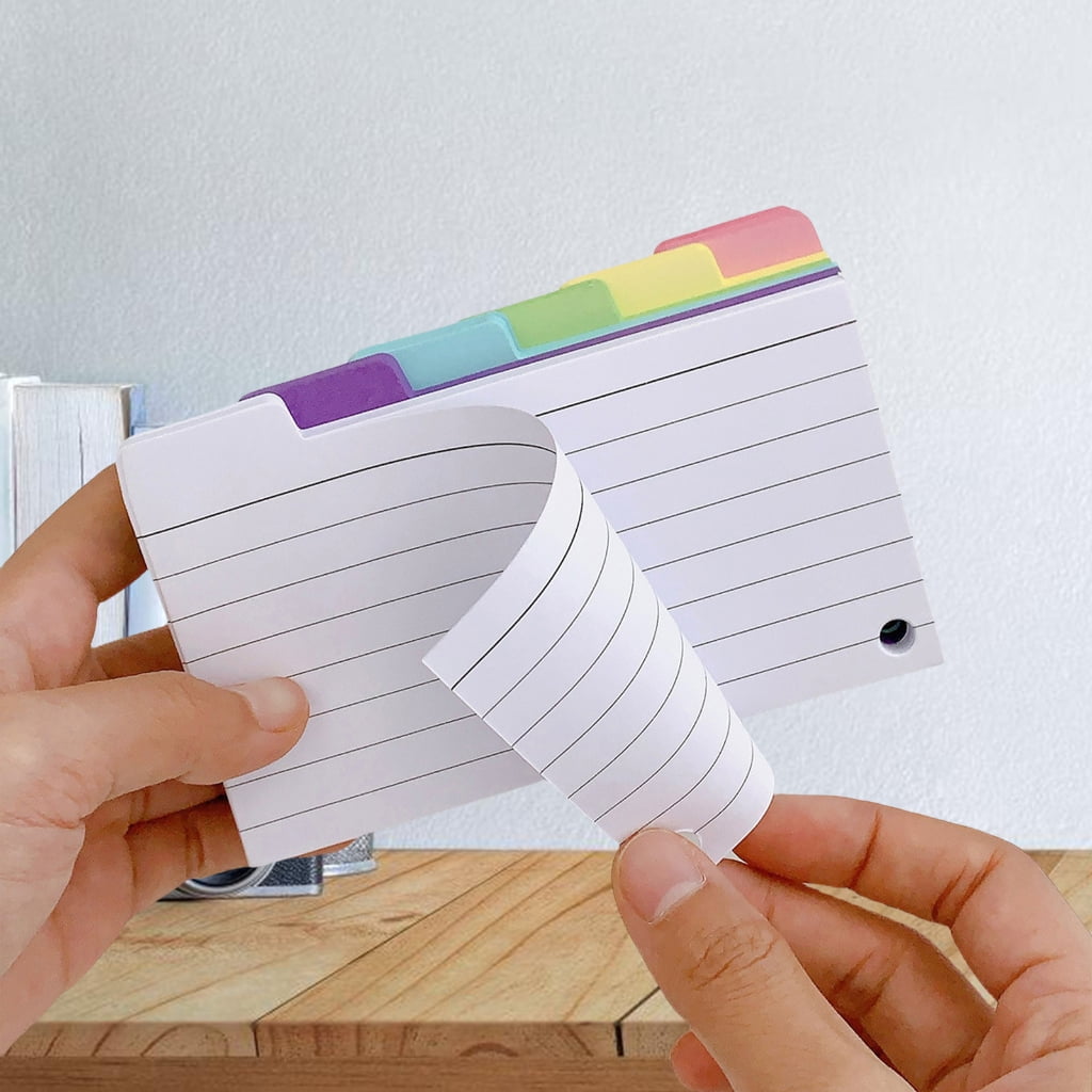350Sheets Double Lined Note Paper and Index Card Set Includes Sticker for Office