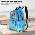 thumbnail image 7 of DISNIMO Shark Print Kids School Backpack for Boys Lightweight Schoolbag with Adjustable Strap for Primary Middle Students 17 Inch Large Bookbag Casual Daypack, 7 of 7