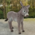 thumbnail image 4 of Flmtop Donkey Model Convenient Delicate Animal Wild Donkey Toy for Home, 4 of 8