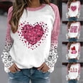 thumbnail image 5 of YAYUBA Valentine Shirts for Women Love Heart Sweater Casual Long Sleeve Crewneck Pullover Sweatshirts Valentines day Tops, 5 of 5