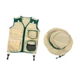 thumbnail image 4 of Disfraz de chaleco y sombrero Baoblaze para niños juego de rol aventura al aire libre, 4 of 8