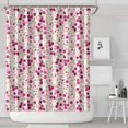 thumbnail image 2 of Waterproof Pioneer Shower Curtain 84x72 Inch Polyester Unique Colorful Floral Shower Curtain for Bathroom Hotel Home Decor with 12 Plastic Hooks, 2 of 5