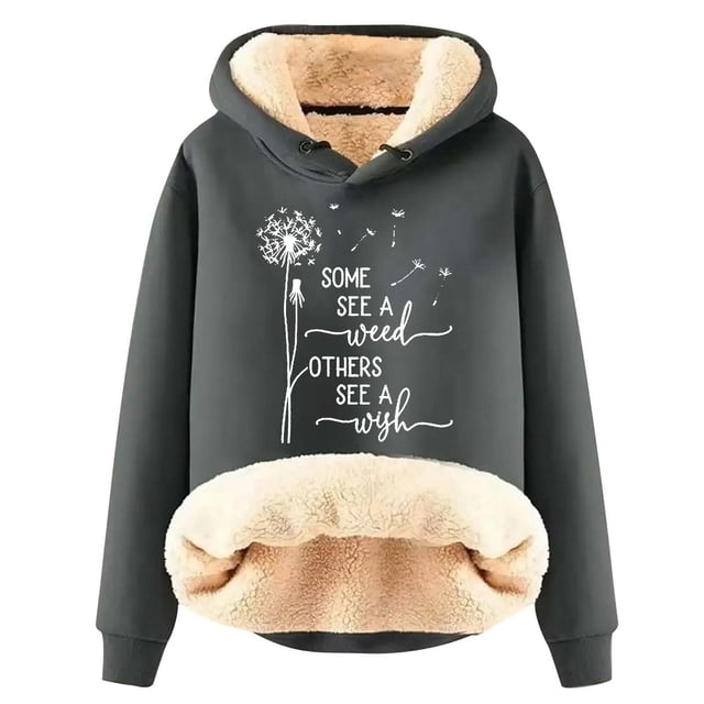 HNMKIU Chandails pour Femmes Automne et Hiver Épaissis en Velours Chauds Couleur Unie Cardigan à Capuche pour Femmes