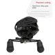 thumbnail image 4 of Carrete de Pesca con Rueda Gota Agua 18+1 Eje 7.2: 1 High Gear Metal Line Cup Sea Jig Wheel Mano Derecha, 4 of 5