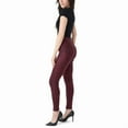 thumbnail image 3 of Women's High Rise Curvy Jean - Burgundy Snake Print, 3 of 6