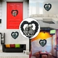 thumbnail image 3 of 20x20 cm gótico Rosa corazón calavera pareja puerta decoración guirnalda Navidad Día de San Valentín decoración del hogar ANGGREK  Otros, 3 of 8