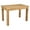 Natural, variant on BizChair 46" x 30" Rectangular Antique Rustic Solid Pine Farm Dining Table