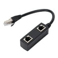 thumbnail image 1 of Divisor De Cable Ethernet, Adaptador Divisor Ethernet Rendimiento De Conexión Para Redes Para La Oficina En El Hogar, 1 of 7