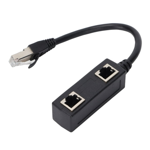 Divisor De Cable Ethernet, Adaptador Divisor Ethernet Rendimiento De Conexión Para Redes Para La Oficina En El Hogar