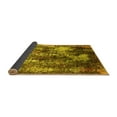 thumbnail image 2 of Ahgly Company Indoor Square Oriental Yellow Industrial Area Rugs, 4' Square, 2 of 4