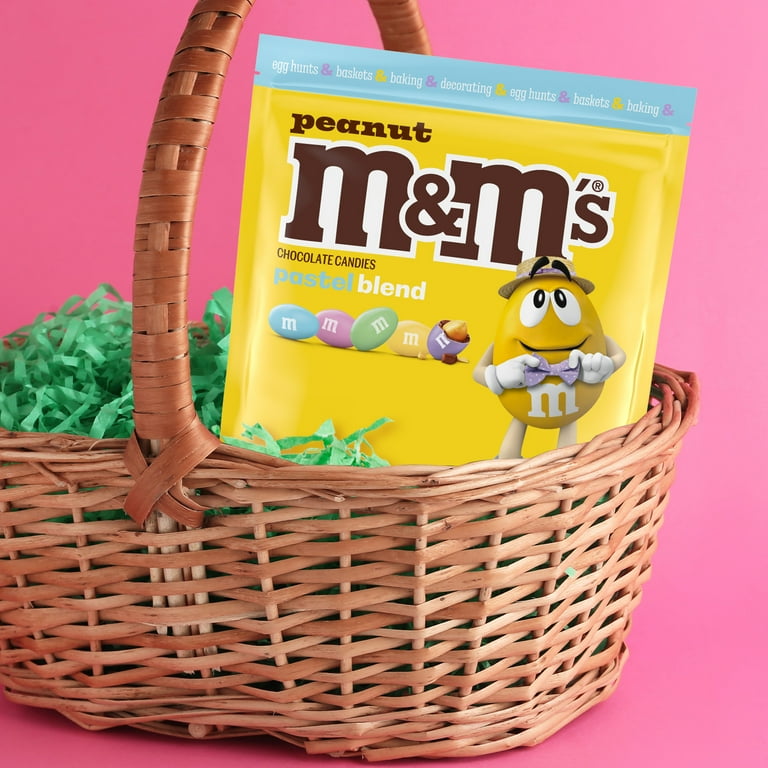 M&M'S, Easter Candy, 38 oz Bulk Bag, Pastel Peanut Milk Chocolate