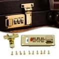 thumbnail image 4 of 1Set 65*29mm Combination Lock Wooden Box Fixed Lock Suitcase Combination Lock, 4 of 5