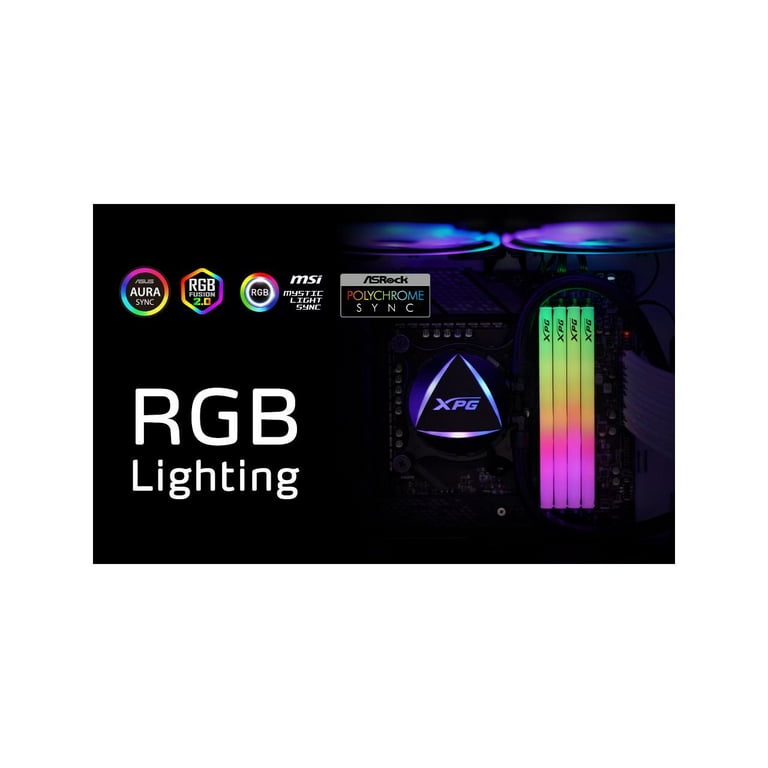 XPG Caster RGB Desktop Memory 32GB DDR5 6000 UDIMM 288-Pin