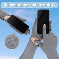 thumbnail image 3 of 2 Pairs Women UV Long Sun Protection Gloves Touchscreen Arm Sun Driving Gloves UPF 50+ for Outdoor Sports Cycling, 3 of 6