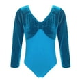 thumbnail image 3 of inhzoy Ballet Gymnastics Leotards for Girls Long Sleeve Dancing Athletic Dancewear, 3 of 4