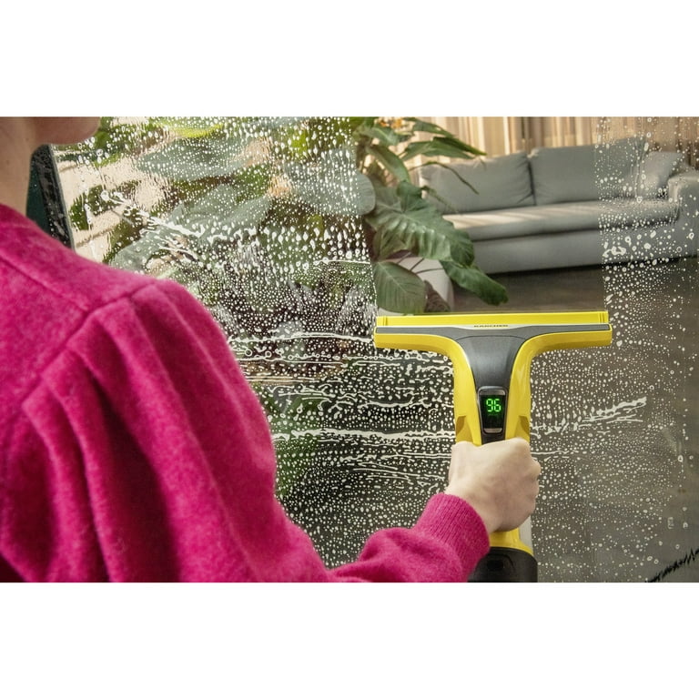 Kärcher - WV 1 Plus - 2-in-1 Window Vacuum Squeegee - For Showers, Mirrors,  Glass, & Countertops - 10 in. Squeegee Blade