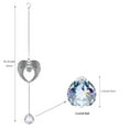 thumbnail image 3 of Creative Transparent Crystal To Commemorate The Loss Of A Loved One A Heart In Angel Pendant, 3 of 9