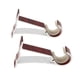 thumbnail image 5 of 2 uds., Soportes para barra para , soporte de barra de aleación de aluminio premium para soporte de barra de ventana Macarena Soporte de barra de cortina, 5 of 7
