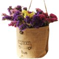 thumbnail image 1 of Coofit Artificial Flower Decorative Hanging Plant Wall Hanging Ornament with Sack, 1 of 10