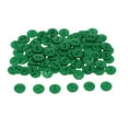 thumbnail image 2 of 100 Pieces 1cm Resin Buttons 2 Holes Round Craft Buttons for Sewing Green, 2 of 8