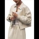 thumbnail image 3 of Chaqueta Corta para Mujer, Anorak Utilitario Extragrande con Cremallera, Color Cremoso, Talla L, 3 of 8