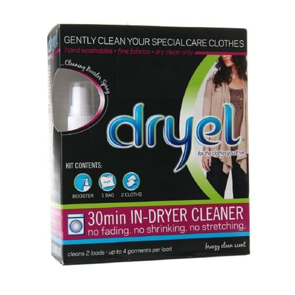 At-Home Dry Cleaner Dryel 2 loads Starter Breezy Clean Scent 