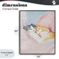 thumbnail image 4 of Stupell Industries Shabby Chic Sleeping Kittens Embrace Black Framed Giclee Art, 24 x 30, by The Prints Vibe, 4 of 8
