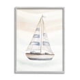 thumbnail image 5 of Stupell Industries Nautical Sailboat Drifting Pale Abstract Ocean Waves Graphic Art Gray Framed Art Print Wall Art, Design by Patricia Pinto, 5 of 5