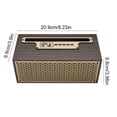 thumbnail image 3 of Retro Wooden Bluetooth Speaker with HiFi Stereo Sound, 66mm Full Range Speaker, FM Radio, 6-Hour Playtime, Multi-Function for Home Office Outdoor Use, Classic Design with Modern Technology, 3 of 7