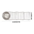 thumbnail image 2 of 1Pc Household Pancake Holder Stainless Taco Rack Display Stand with Cup (Silver), 2 of 8