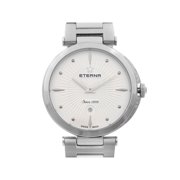 Eterna Grace Steel Diamond Silver Dial Quartz Womens Watch 2560.54.66.1713