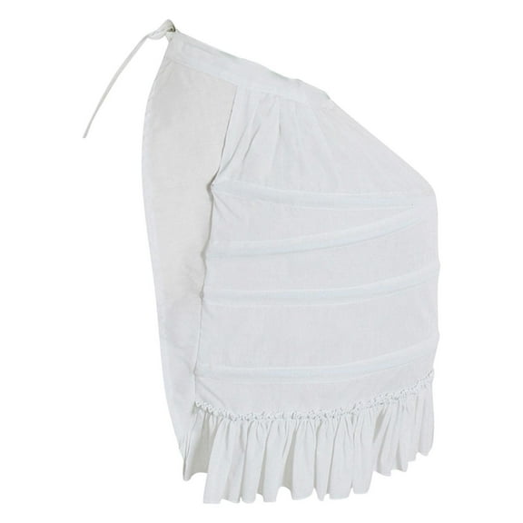 S SERENABLE Women Crinoline Petticoat Elegant Wedding Skirt Petticoat for Holiday Prom Party Height 53cm