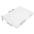thumbnail image 2 of AURARMLET 5Pcs Plastic File Storage Box Rectangular Transparent for Individuals File Protection, 2 of 8