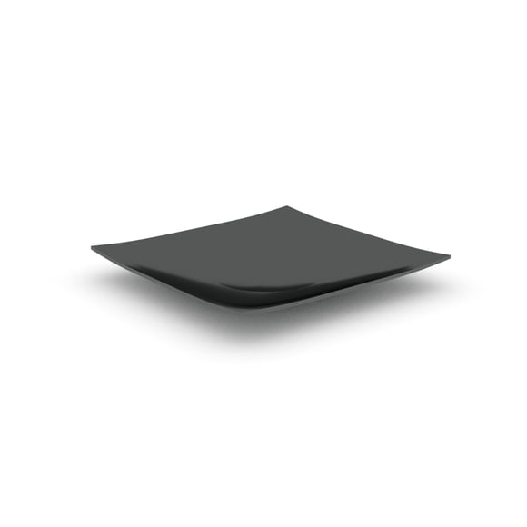 Mini Platito Cóncavo De Plástico Elegante Para Postres-Desechables para fiestas. Exquisite Table Platito Concavo/60 pz