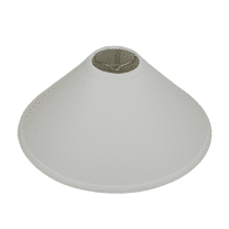 Fenchel Shades | 4" Top Diameter x 16" Bottom Diameter x 9 Slant, (Washer/Spider Attachment) Empire Lamp Shade - (Linen Snow)