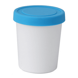 Tzou 6pcs Ice Cream Storage Containers for Freezer Reusable Ice Cream  Containers for Homemade Ice Cream with Lid Leak-Free 2x Ice Cream Pint