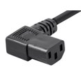 thumbnail image 3 of Monoprice 6' 18AWG Right Angle Power Cord With PC Power Connector Socket Black 107676, 3 of 6
