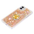 thumbnail image 4 of Funda para iPhone 11 con Brillo Líquido Flotante, Purpurina, Parachoques y Anillo Giratorio Soporte, 4 of 5