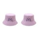 thumbnail image 1 of Minnieouse Sombreros de cubo Algodón Hombres Mujeres Gorras Sombrero de pescador vintage Seaside Outdoor All-match Daily Wear Headgear Light Purple Púrpura claro M (56-58 cm) 2piezas Minnieouse CBP327596, 1 of 6