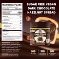 thumbnail image 4 of ChocZero Sugar Free Dark Chocolate Hazelnut Spread, Keto, Low Carb, Vegan, 12 oz Jar, 4 of 5