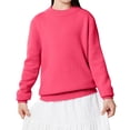 thumbnail image 2 of KAUOD Kids Fleece Sweater Crew Neck Long Sleeve Pullover Sweatshirts Tops Boys Girls Ribbed Cuffs Cotton Soft Shirt Clothes, 2 of 4