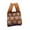 Coffee, variant on Women Shoulder Bag Heart Handbag Casual Boho Tote Bag for Outdoor Party Work Black
