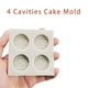 thumbnail image 4 of Molde de Silicona para Pastel Naiovety 4 Cavidades Herramientas y Accesorios para Hornear, 4 of 6
