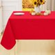 thumbnail image 1 of Mantel Smiry de vinilo rojo impermeable de 152 x 356 cm, 1 of 6