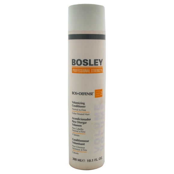 Bos-Defense Volumizing Conditioner for Normal To Fine Color-Treated Hair by Bosley for Unisex - 10.1 oz Conditioner