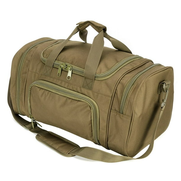 Bolsa de viaje táctica militar para hombre, bolso de mano para exteriores, bolsas de equipaje deportivo para fin de semana, gimnasio, senderismo, bolsa de Trekking con compartimento para zapatos Fivean unisex